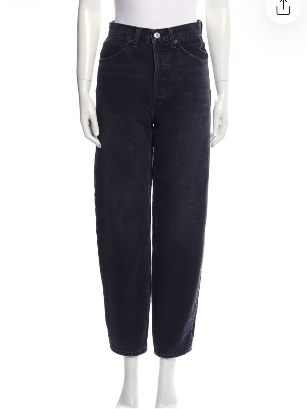 Re/Done High Rise Straight Leg Jean